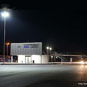 Abfertigungsgebäude im Hafen Mannheim